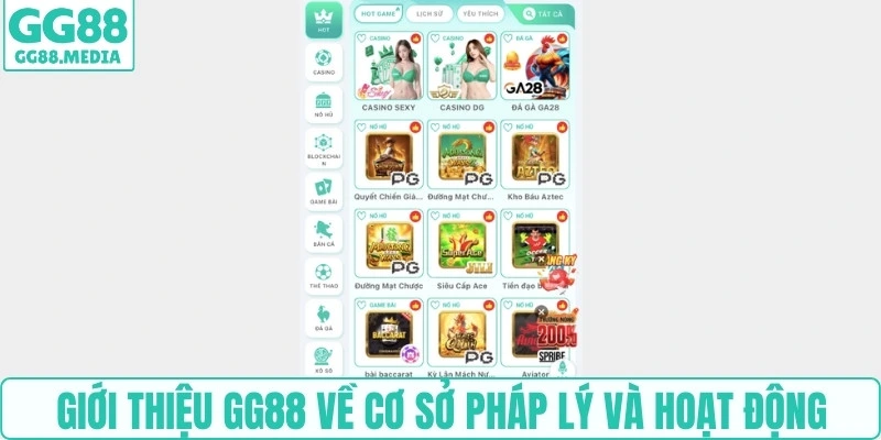 Giới thiệu GG88 về cơ sở pháp lý và hoạt động