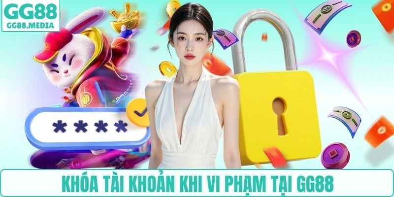Khóa tài khoản khi vi phạm tại GG88